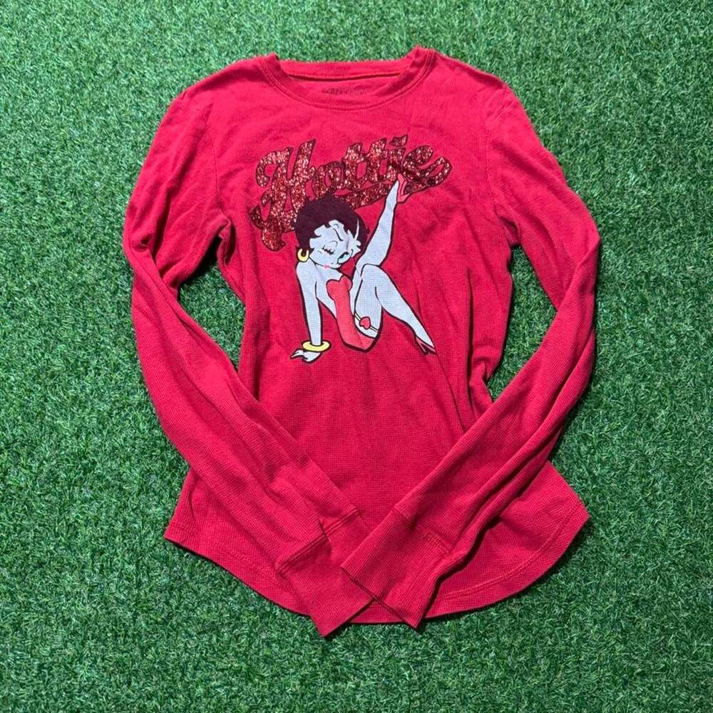 Red betty boop long sleeve